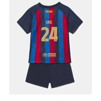 Barcelona Eric Garcia #24 Hjemmebanesæt Børn 2022-23 Kortærmet (+ Korte bukser)